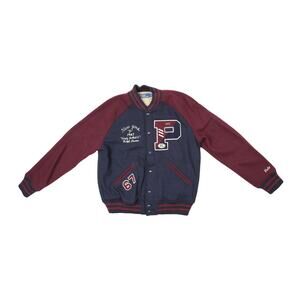 Polo Ralph Lauren Wool Blend Letterman Jacket Mulit Size L 400008